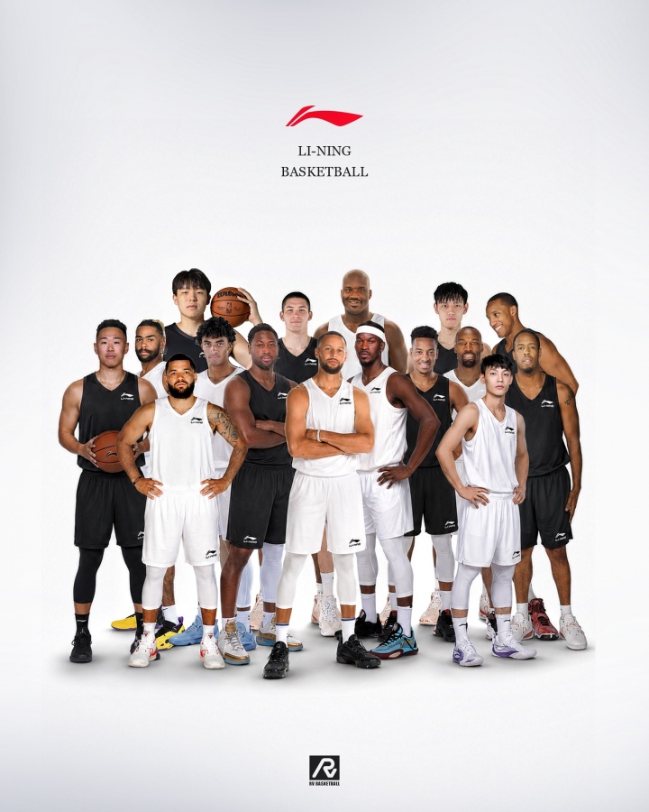亚博体育官方网站-有多少你熟悉的面孔？韦德&amp;库里领衔 李宁签约NBA/CBA球员一览