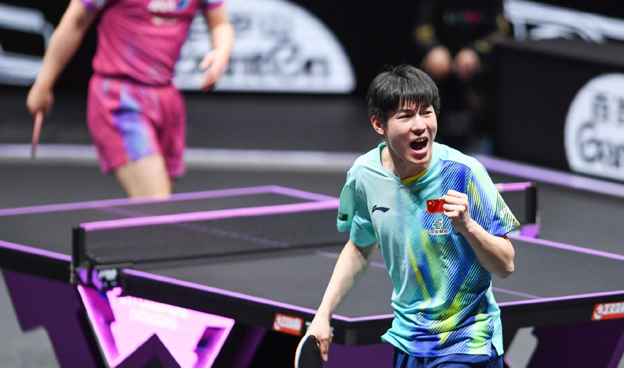 亚博体育官方网站-4-2淘汰张本智和！国乒19岁1米86新星崛起冲冠：单局21-19太刺激